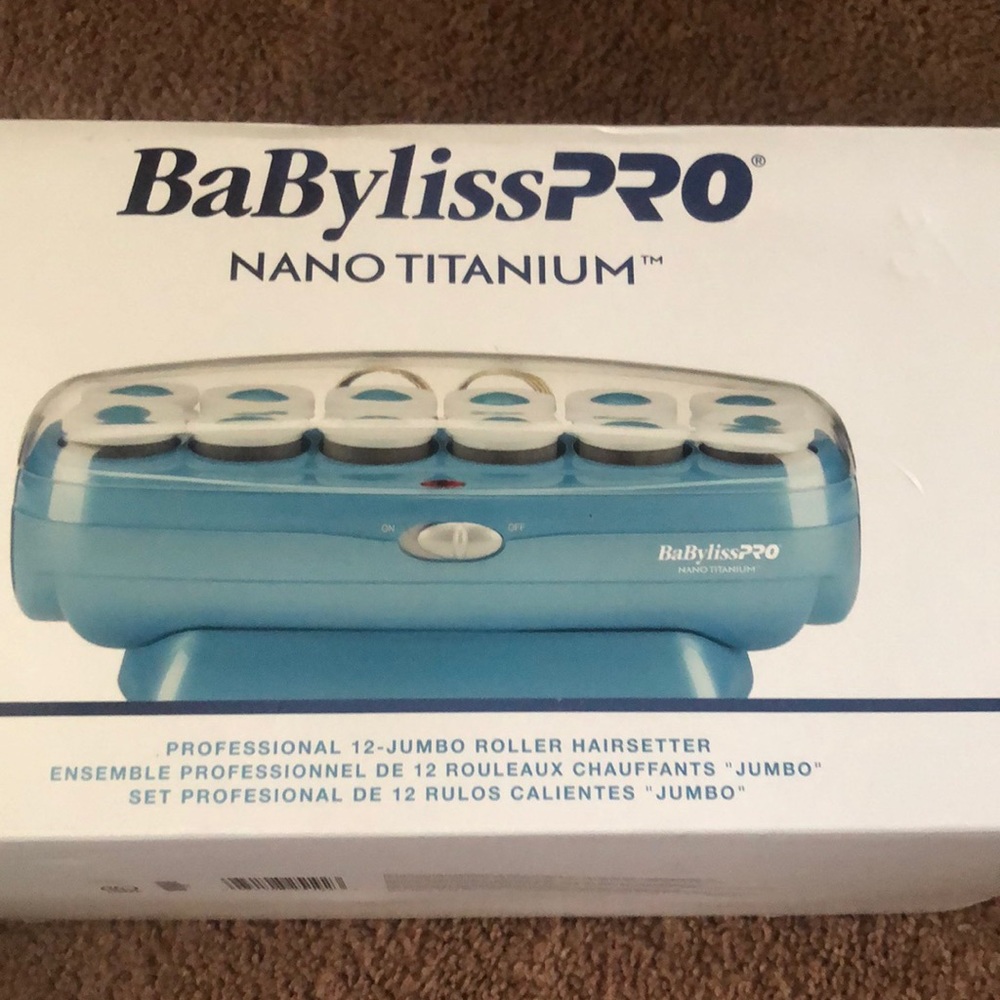 BaByliss pro nano titanium hot rollers.